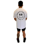 Unisex Happiness Tee - Black White