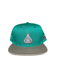 Beaker Snapback - Green /  Brown